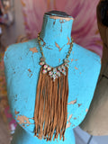 Golden Hour Fringe Necklace ✨