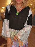 Midnight Bloom Top