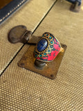 Jennifer Thames Gemstone + Sodalite Ring (Size 9)