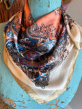 A Rare Bird "Jewel Tone Paisley" Wild Rag