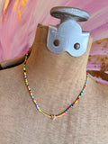 Sweetheart Seed Bead Necklace by Jennifer Thames Originals