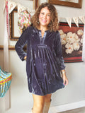 Stevie Tunic Dress - Blue Grey