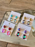 WAFA Color Crush Crystal Earrings