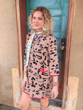 Scarlet Edge Leopard Sweater Dress