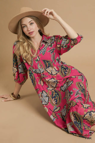 Rosewood Paisley Midi (S-2X)