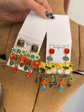 Gemstone Mirage Chandelier Earrings