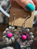 Pink Petal Glow Earrings