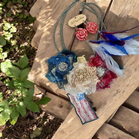 Lace & Liberty Necklace — by A Rare Bird