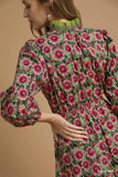 Garden Party Ruffle Midi