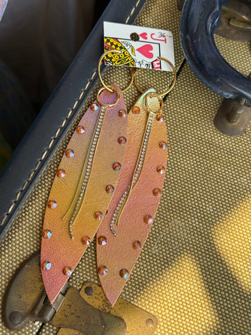 Peach Iridescent Luxe Hide Drops