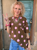 Kiwi Pop Polka Dot Tee
