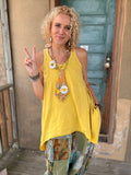 Mustard Beyond The Moon Tank by Jaded Gypsy
