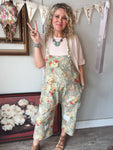 Jaded Gypsy Endless Travels Overalls - Floral Meadow