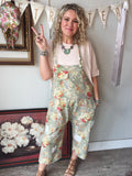 Jaded Gypsy Endless Travels Overalls - Floral Meadow