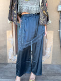 Midnight Lace Drape Pants