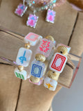 Get your Mahj On Stretch Bracelet