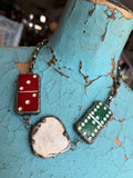 🎲 Domino Joy Necklace - Art by Amy
