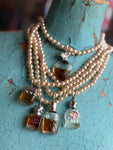 Vintage Muse Perfume Bottle Necklace
