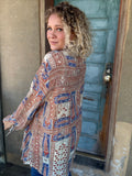 Boho Canvas Trompe L’Oeil Shirt
