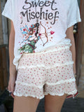 Sweet Little Wildflower Ruffle Shorts