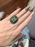 Moon Temple Labradorite Ring