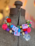 Mahj Mixer Statement Necklace by Jennifer Thames