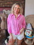 Sugar Lace Button-Up