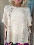 Oatland Crochet Knit Poncho