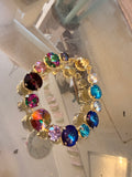 WAFA Blue Multi Flame Crystal Bracelet
