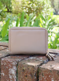 Caroline Hill Nadine Zippered Wallet Taupe