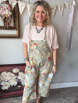 Jaded Gypsy Endless Travels Overalls - Floral Meadow