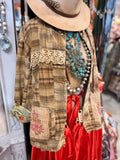 Honey Beige Floral Jacket by A Rare Bird