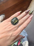Moon Temple Labradorite Ring