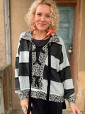Blackbird Corset Stripe Pullover