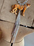 Spotted in Stardust Cheetah Necklace by Gypsy South