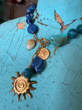 “Ocean Glow Lariat Necklace” by Jennifer Thames Originals