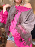 Jaded Gypsy Alluring Romance Jacket - Chocolate