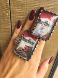 Wild West Icon Adjustable Rings - Art by Amy