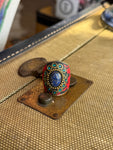 Jennifer Thames Gemstone + Sodalite Ring (Size 9)