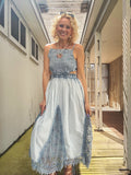 Seaside Whisper Maxi Dress