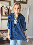 Denim Bandana Tunic