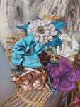 A Rare Bird Handmade Leather Bloom Pin