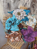 A Rare Bird Handmade Leather Bloom Pin