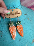 A Rare Bird Carrot Earrings