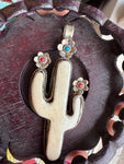 Tibetan Cactus Flower Pendant