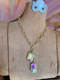 Double Take Crystal Necklace