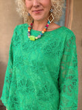 Lucy Green Crochet Tunic / Dress by Lady the Brand