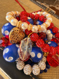Red, White & Blue Bracelet Stack