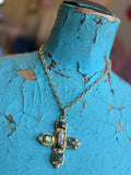 JTO Labradorite Cross Gemstone Necklace