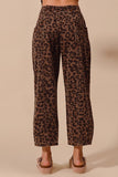 Leopard Barrel Pants